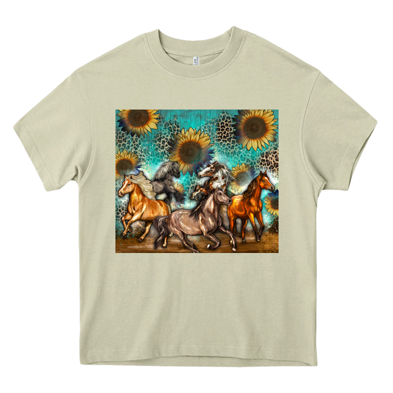 Western Horses Heavy Core Tee by Zillion Design Studio | Teevron