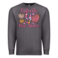 Charcoal Heather cafecito y pan dulce Premium Sweatshirt - Artiststas