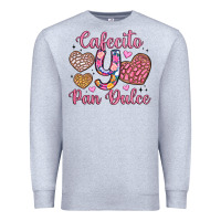 Heather Grey cafecito y pan dulce Premium Sweatshirt - Artiststas