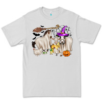 Dove Grey halloween farm animals Premium Tee - Zillion Design Studio