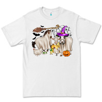 White halloween farm animals Premium Tee - Zillion Design Studio