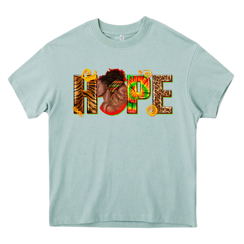Hope Afro Heavy Core Tee by texasbilliewilder | Teevron