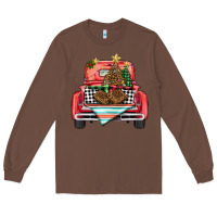 Chestnut Christmas truck Long Sleeve Tee - BarkalooDesign