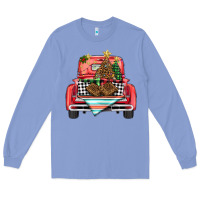 Colony Blue Christmas truck Long Sleeve Tee - BarkalooDesign
