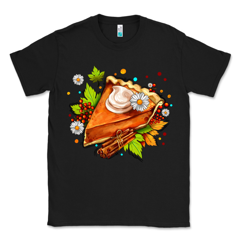 Pumpkin Pie With Daisies And Cinnamon Classic Tee by AdoDesignShop | Teevron