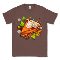 Chestnut pumpkin pie with daisies and cinnamon Classic Tee - AdoDesignShop