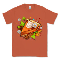 Copper pumpkin pie with daisies and cinnamon Classic Tee - AdoDesignShop