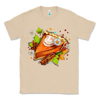 Mushroom pumpkin pie with daisies and cinnamon Classic Tee - AdoDesignShop