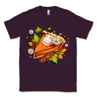 Plum pumpkin pie with daisies and cinnamon Classic Tee - AdoDesignShop