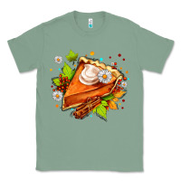 Sage pumpkin pie with daisies and cinnamon Classic Tee - AdoDesignShop