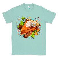 Seafoam pumpkin pie with daisies and cinnamon Classic Tee - AdoDesignShop