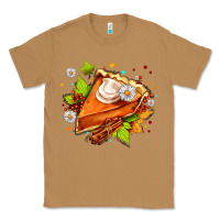 Toasted Coconut pumpkin pie with daisies and cinnamon Classic Tee - AdoDesignShop