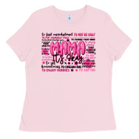 Bubblegum Pink mama its okay typography Ladies Tee - JahusDesignShop