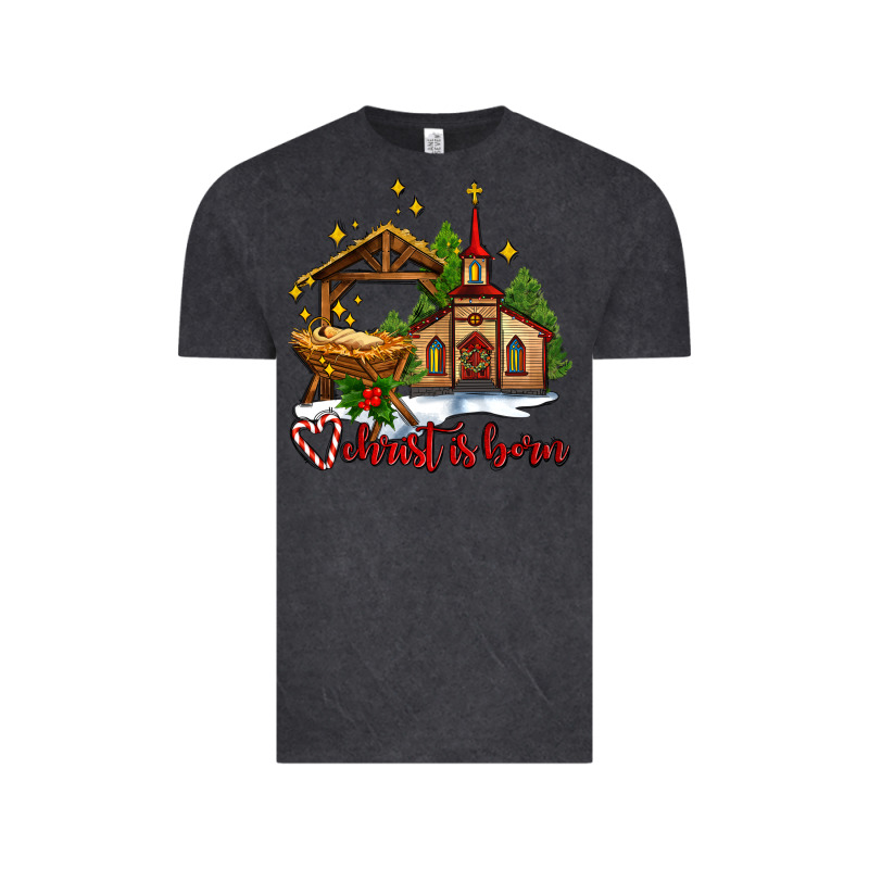 The Church  Chrıst Is Born Vintage Tee by AdoDesignShop | Teevron