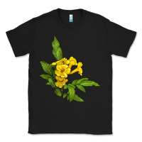 Black yellow elder flower Classic Tee - LillyAllenDesigns