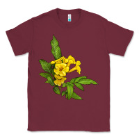 Burgundy yellow elder flower Classic Tee - LillyAllenDesigns