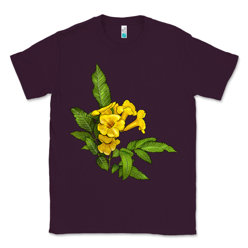Yellow Elder Flower Classic Tee by LillyAllenDesigns | Teevron
