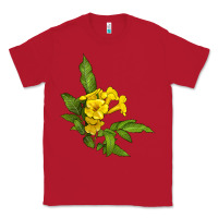 Red yellow elder flower Classic Tee - LillyAllenDesigns