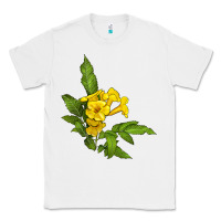 White yellow elder flower Classic Tee - LillyAllenDesigns