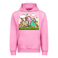 Fuchsia Pink easter Urban Hoodie - CowGirlArtShop