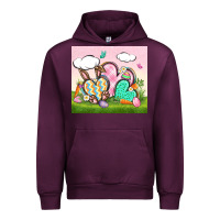 Mauve Wine easter Urban Hoodie - CowGirlArtShop
