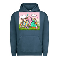 Pigment Midnight Navy easter Urban Hoodie - CowGirlArtShop