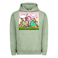 Pigment Oil Green easter Urban Hoodie - CowGirlArtShop