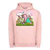Pigment Salmon easter Urban Hoodie - CowGirlArtShop