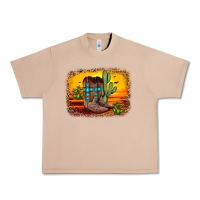 Burro cross sunset backgraund Urban Heavy Tee - JahusDesignShop