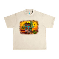 Sandshell cross sunset backgraund Urban Heavy Tee - JahusDesignShop