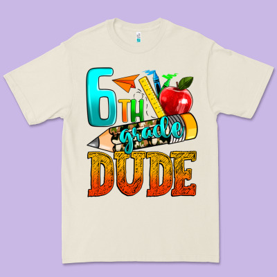 6th Grade Dude Premium Tee Designed By Texasbilliewilder