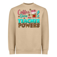 Mushroom coffee gives me teacher powers Heavyweight Sweatshirt - BundleAndBundleShop