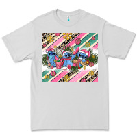 Dove Grey pink stitch  christmas Premium Tee - AdoDesignShop