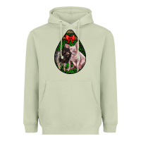 Matcha christmas pig Heavyweight Hoodie - LillyAllenDesigns