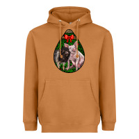 Meerkat christmas pig Heavyweight Hoodie - LillyAllenDesigns