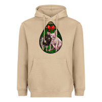 Mushroom christmas pig Heavyweight Hoodie - LillyAllenDesigns