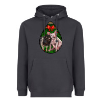 Smoke christmas pig Heavyweight Hoodie - LillyAllenDesigns