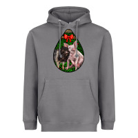 Storm christmas pig Heavyweight Hoodie - LillyAllenDesigns