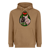 Toasted Coconut christmas pig Heavyweight Hoodie - LillyAllenDesigns