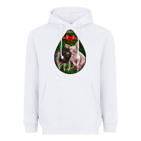 White christmas pig Heavyweight Hoodie - LillyAllenDesigns