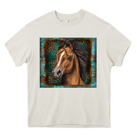 Western Horse Heavy Core Tee | Teevron