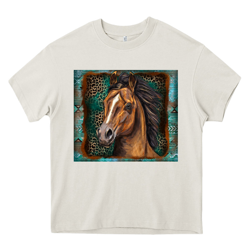 Western Horse Heavy Core Tee by Zillion Design Studio | Teevron