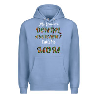 Colony Blue My Favorite Dental Assistant Calls Me Mom Premium Hoodie - Bettercallsaul
