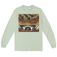 Matcha cowhide leopard camouflage Long Sleeve Tee - Jasminsmagicworld