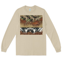 Mushroom cowhide leopard camouflage Long Sleeve Tee - Jasminsmagicworld