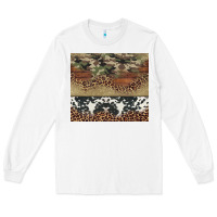 White cowhide leopard camouflage Long Sleeve Tee - Jasminsmagicworld
