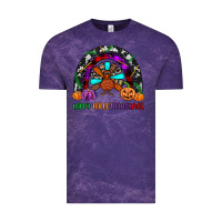 Cloud Purple happy hallothanksmas Vintage Tee - JahusDesignShop