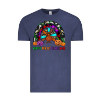 Vintage Denim happy hallothanksmas Vintage Tee - JahusDesignShop