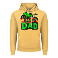 Vintage Mustard racing dad with racing motorcycle Vintage Hoodie - AdoDesignShop