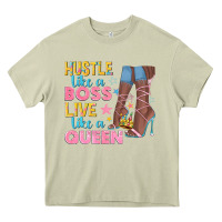 Mossy hustle like a boss live like a queen Heavy Core Tee - texasbilliewilder